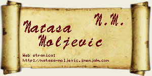Nataša Moljević vizit kartica